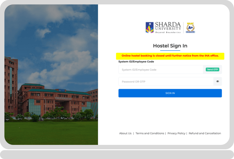 Hostel Booking Site